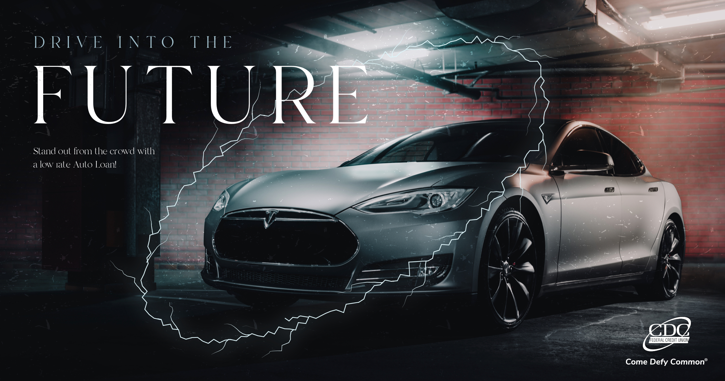 Credit union auto campaign artwork
